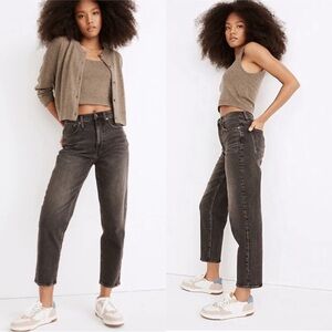 Madewell Black Balloon Ankle Jeans Size 25